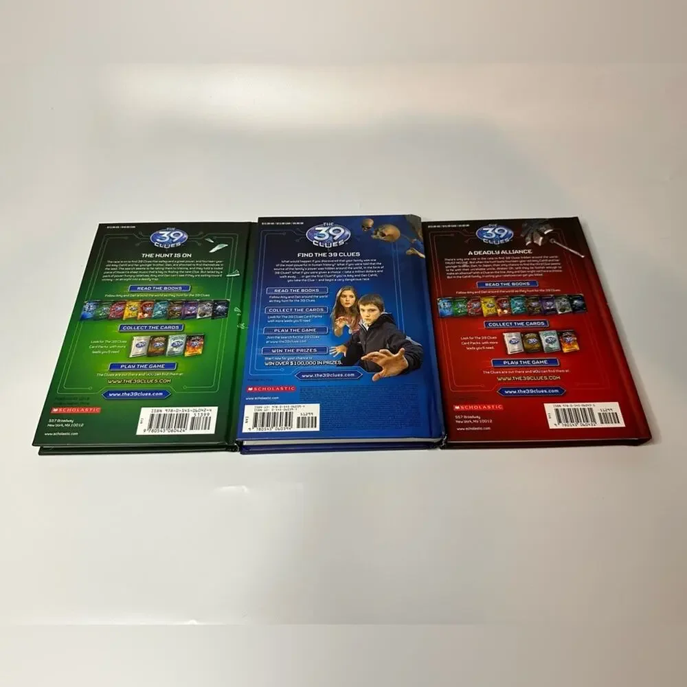 39 Clues Books Riordan Korman Lerangis One False Note Sword Thief Maze of bones
